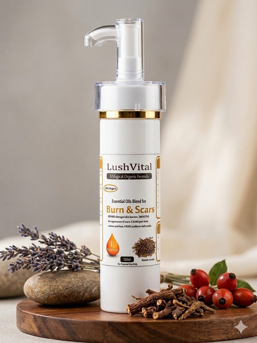 Essential Oils Blend for Burn & Scars